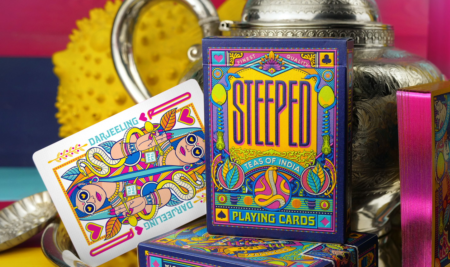 STEEPED (Pre-order) Teas of India Playing Cards