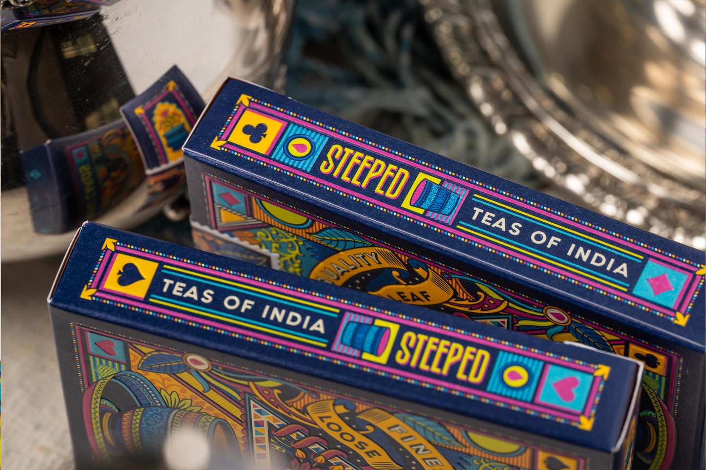 STEEPED (Pre-order) Teas of India Playing Cards