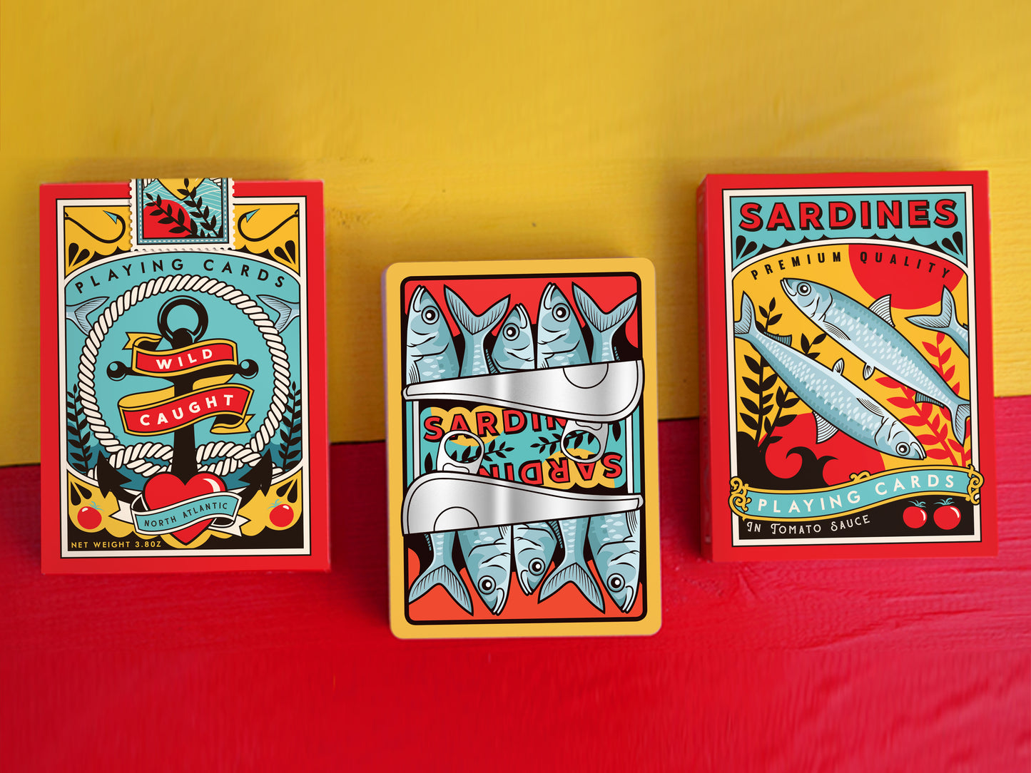 Sardines Playing Cards Gloss Edition