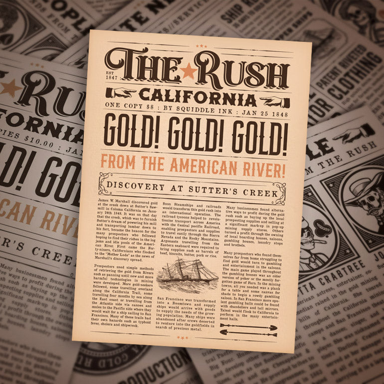 The Rush Printed Newspaper