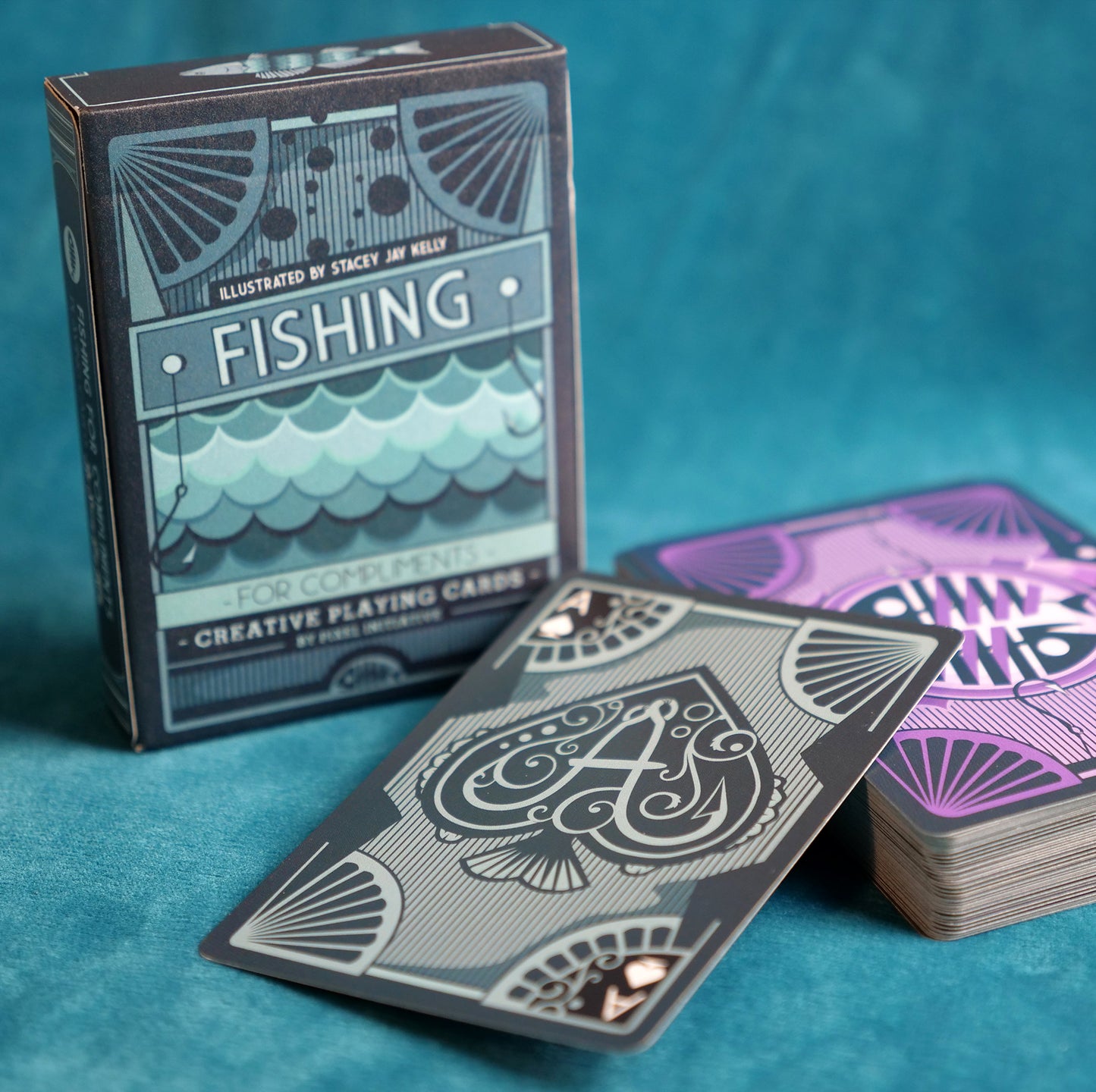 Fishing For Compliments Playing Cards – Squiddle Ink