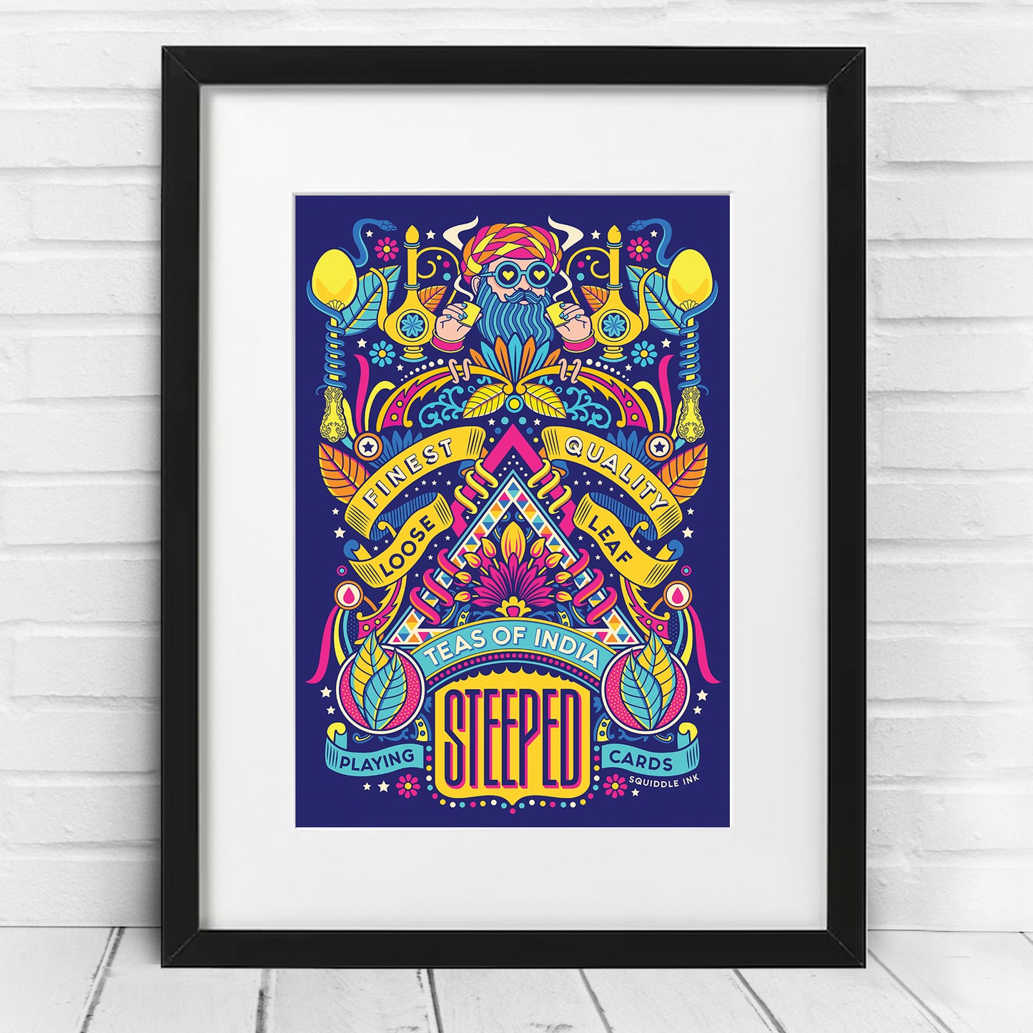 STEEPED Art print