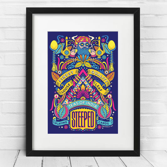 STEEPED Art print