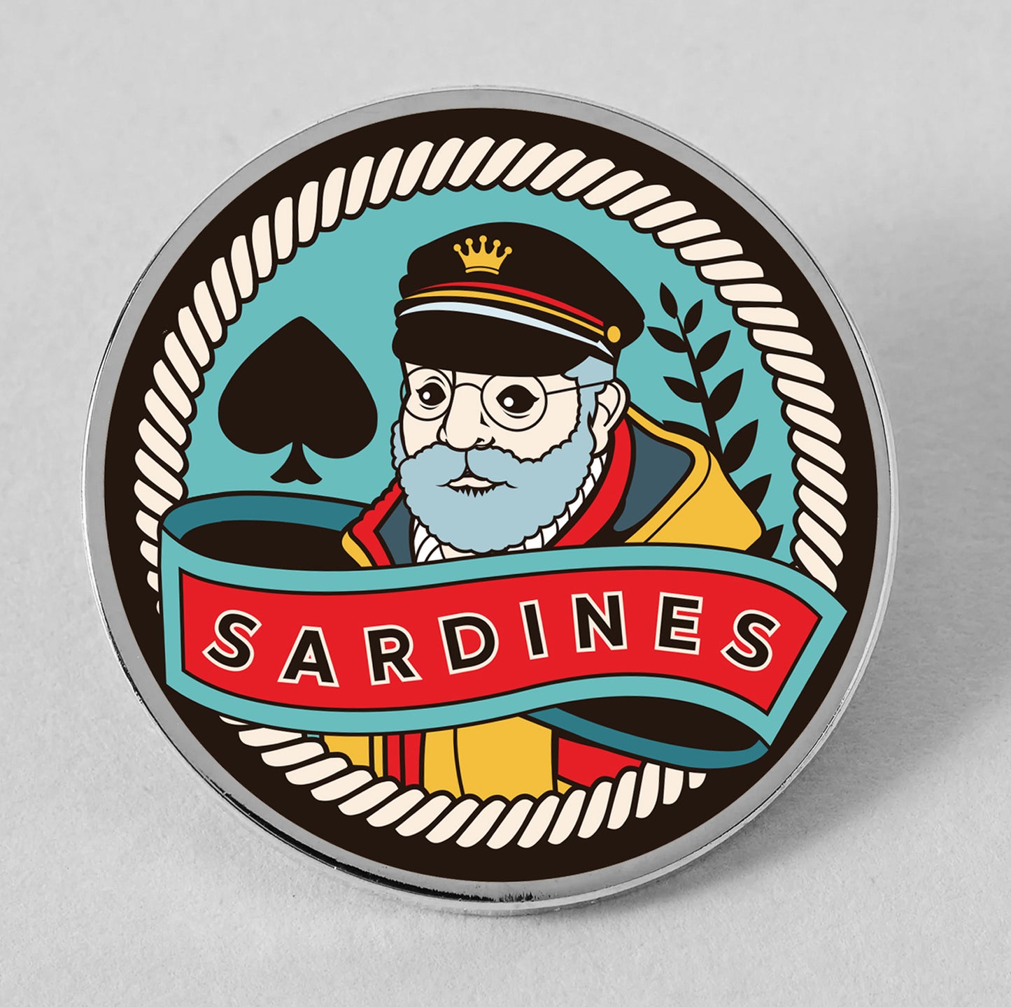 Sardines Enamel Pin